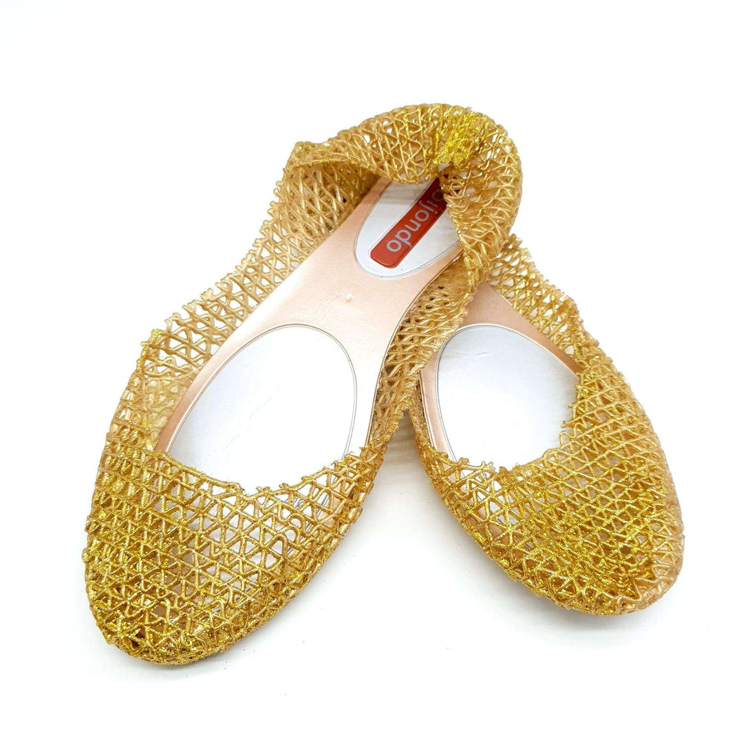 Scarpe Elettra Ballerine - oro glitter - Bijondo