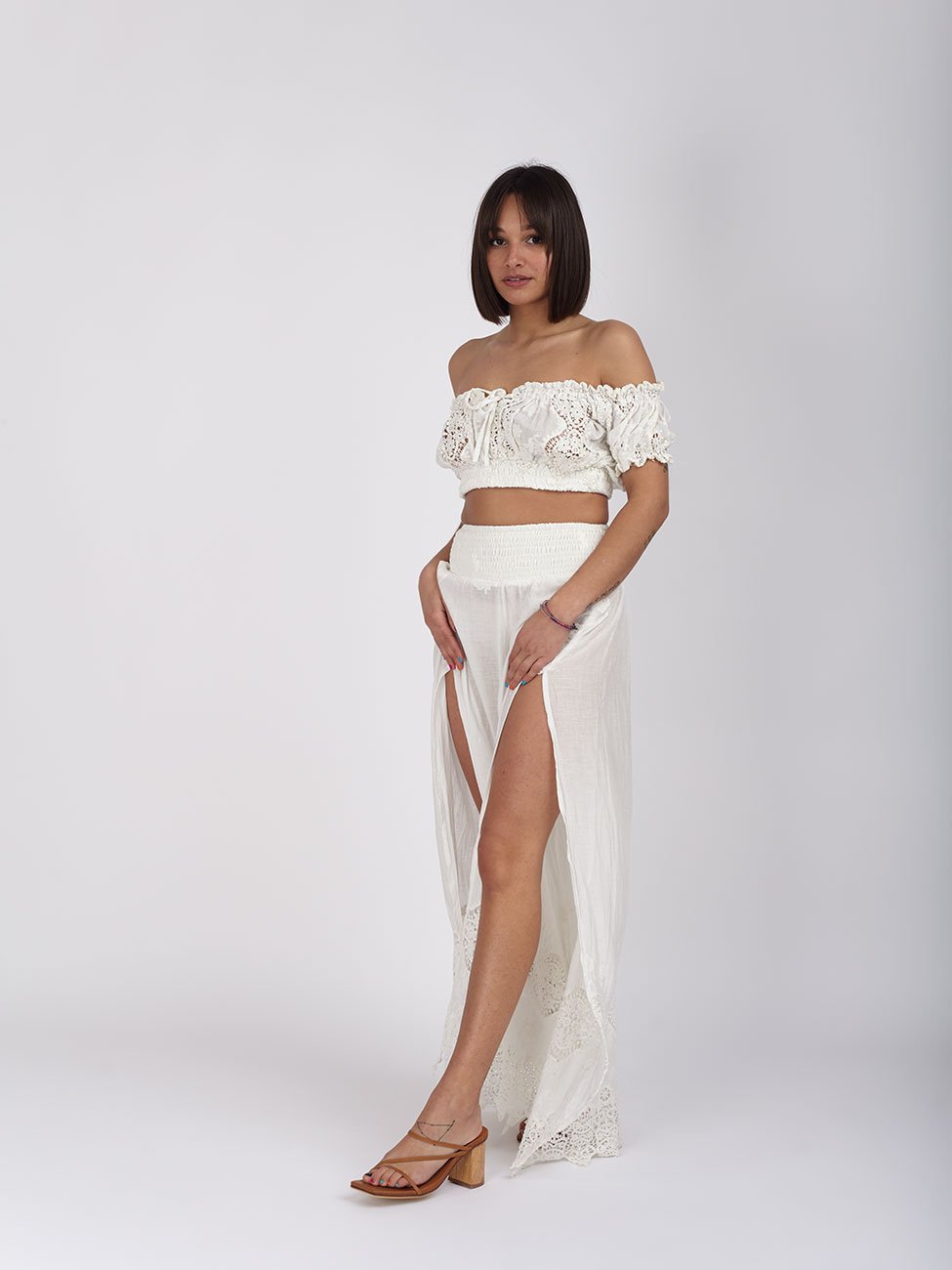 Set Abigail - fiori - Bijondo