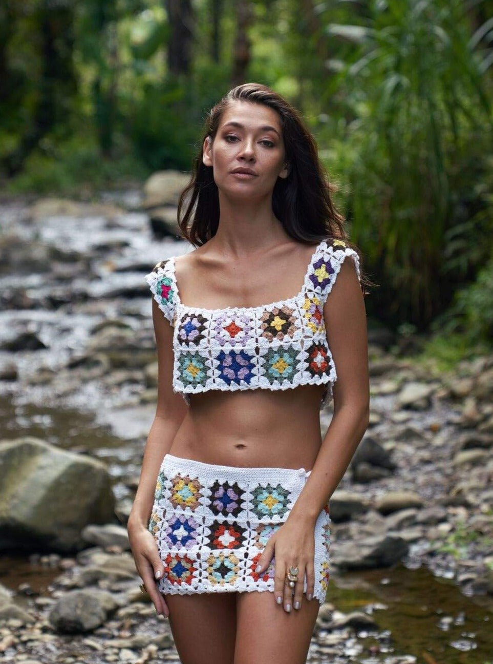 Set Crochet Jade - beige - Bijondo