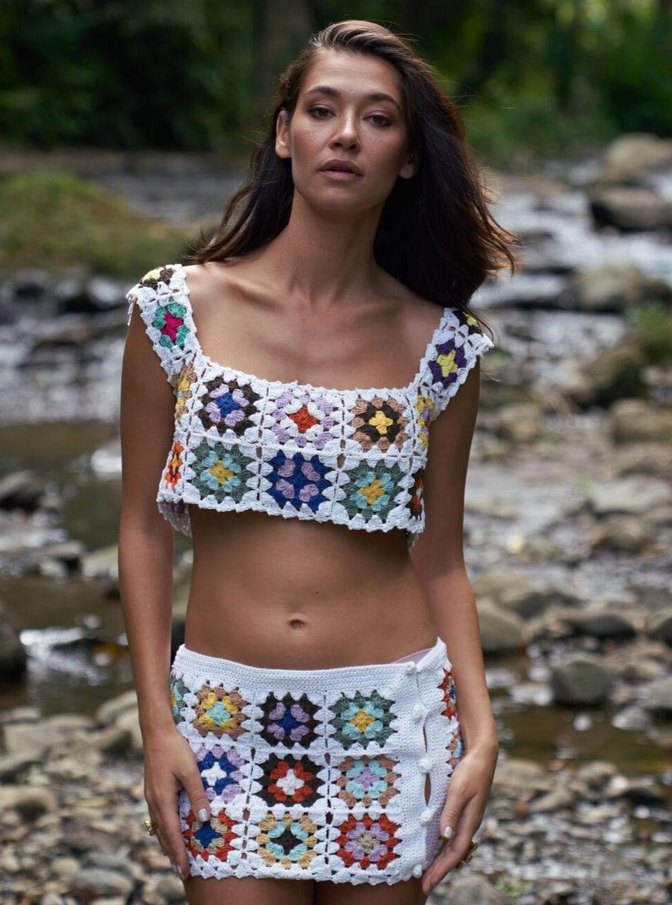 Set Crochet Jade - beige - Bijondo