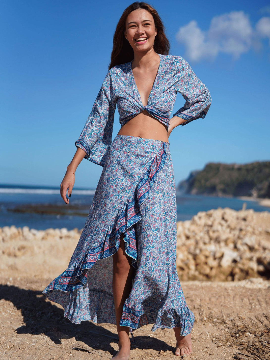 Set Fabiana - blu - Bijondo