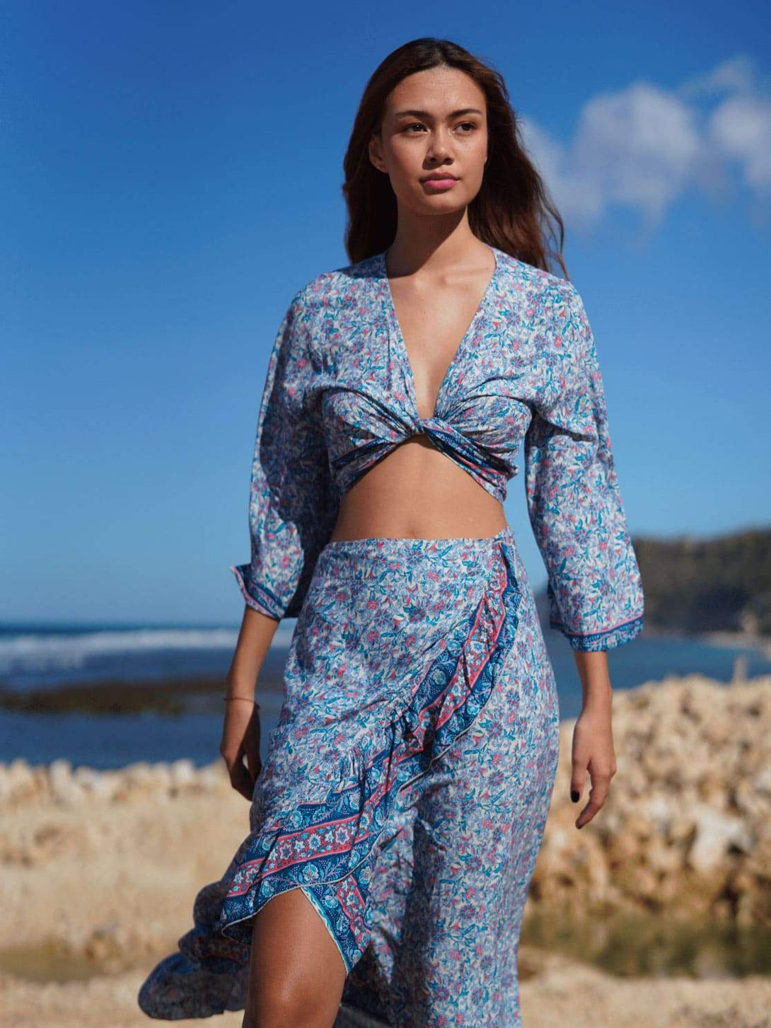 Set Fabiana - blu - Bijondo