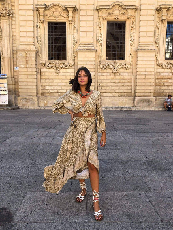 Set Fabiana - ocra - Bijondo