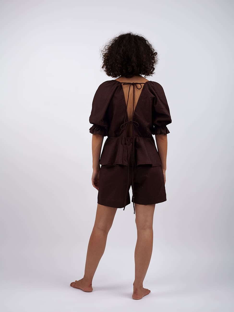 Shorts Santu - marrone - Bijondo