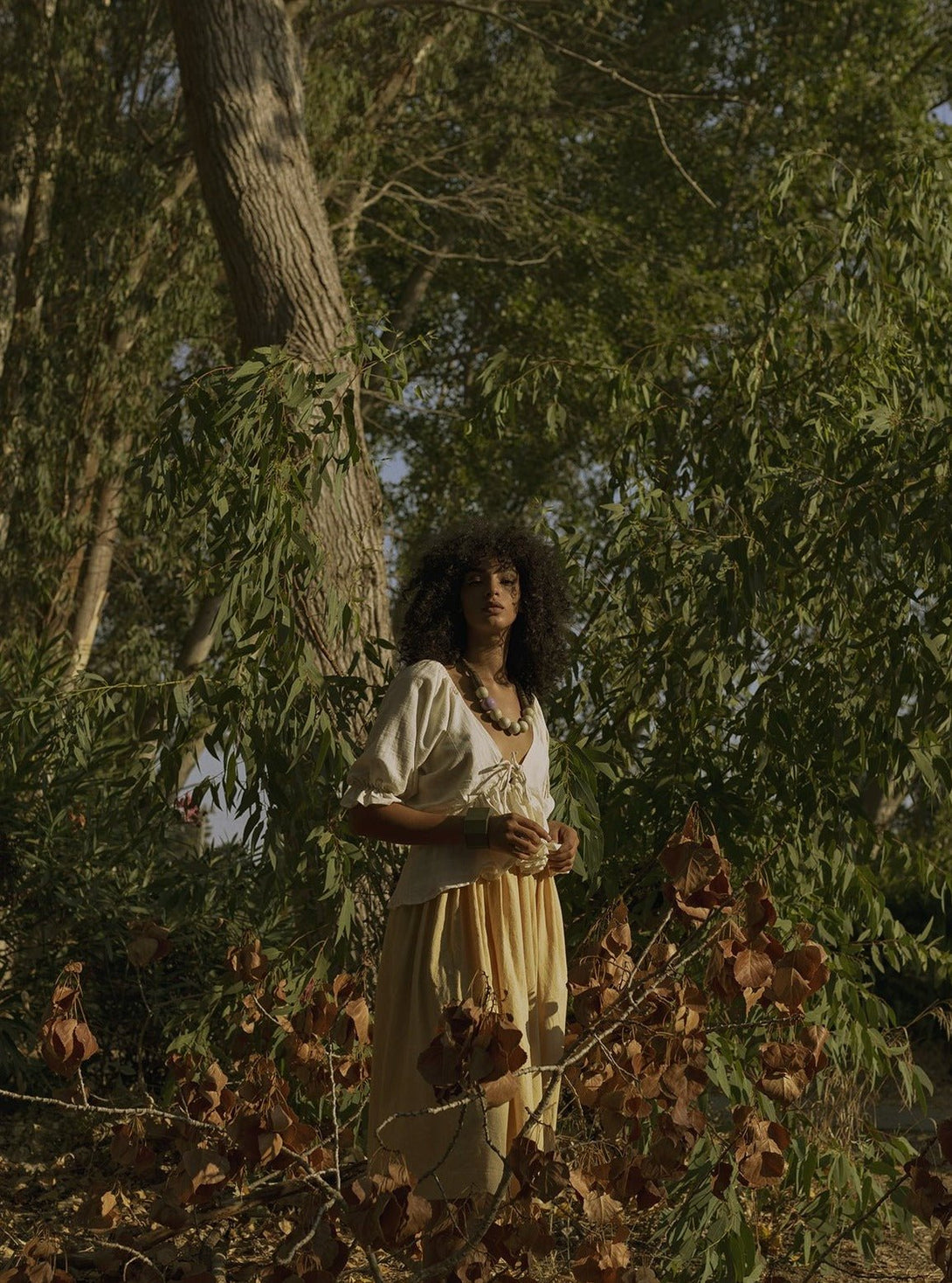 Top Boho Dhapu - marrone - Bijondo