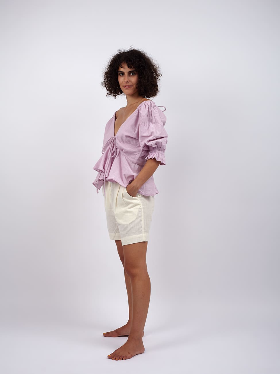 Top Boho Dhapu - lilla - Bijondo