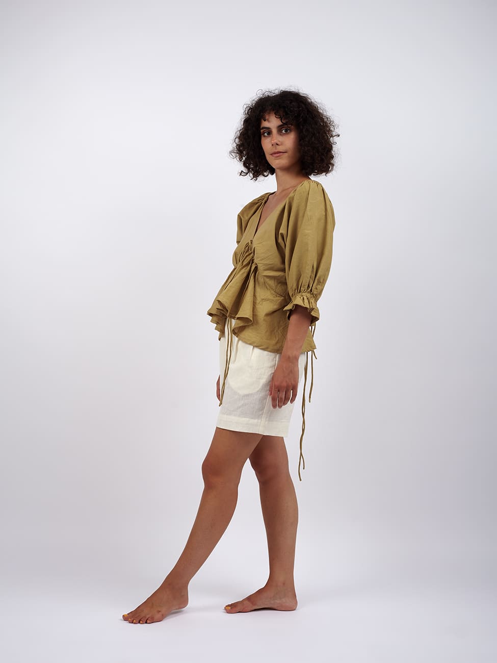 Top Boho Dhapu - beige - Bijondo