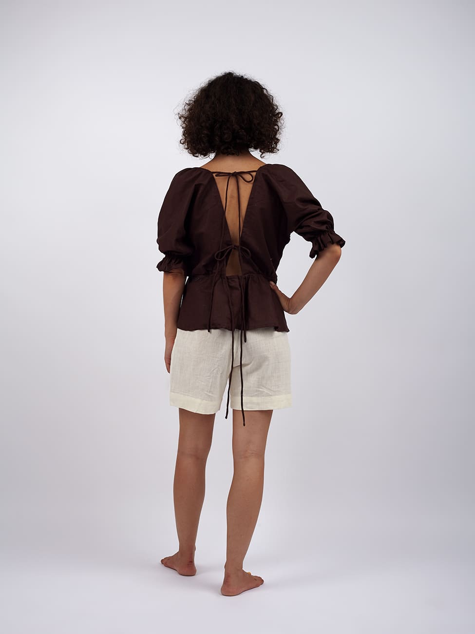 Top Boho Dhapu - marrone - Bijondo