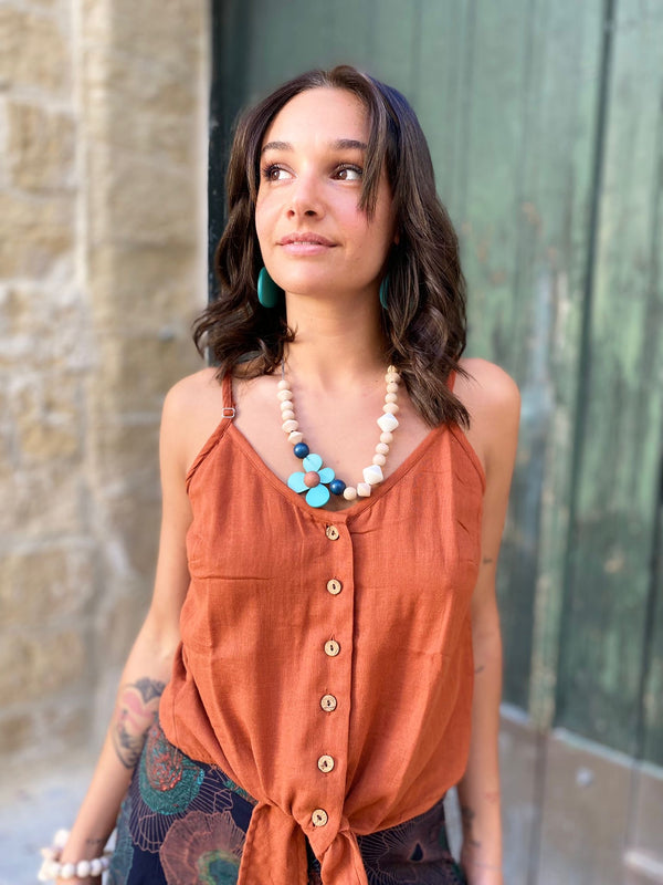 Top Cocco-Top-WhyY-arancione-S-M-Bijondo