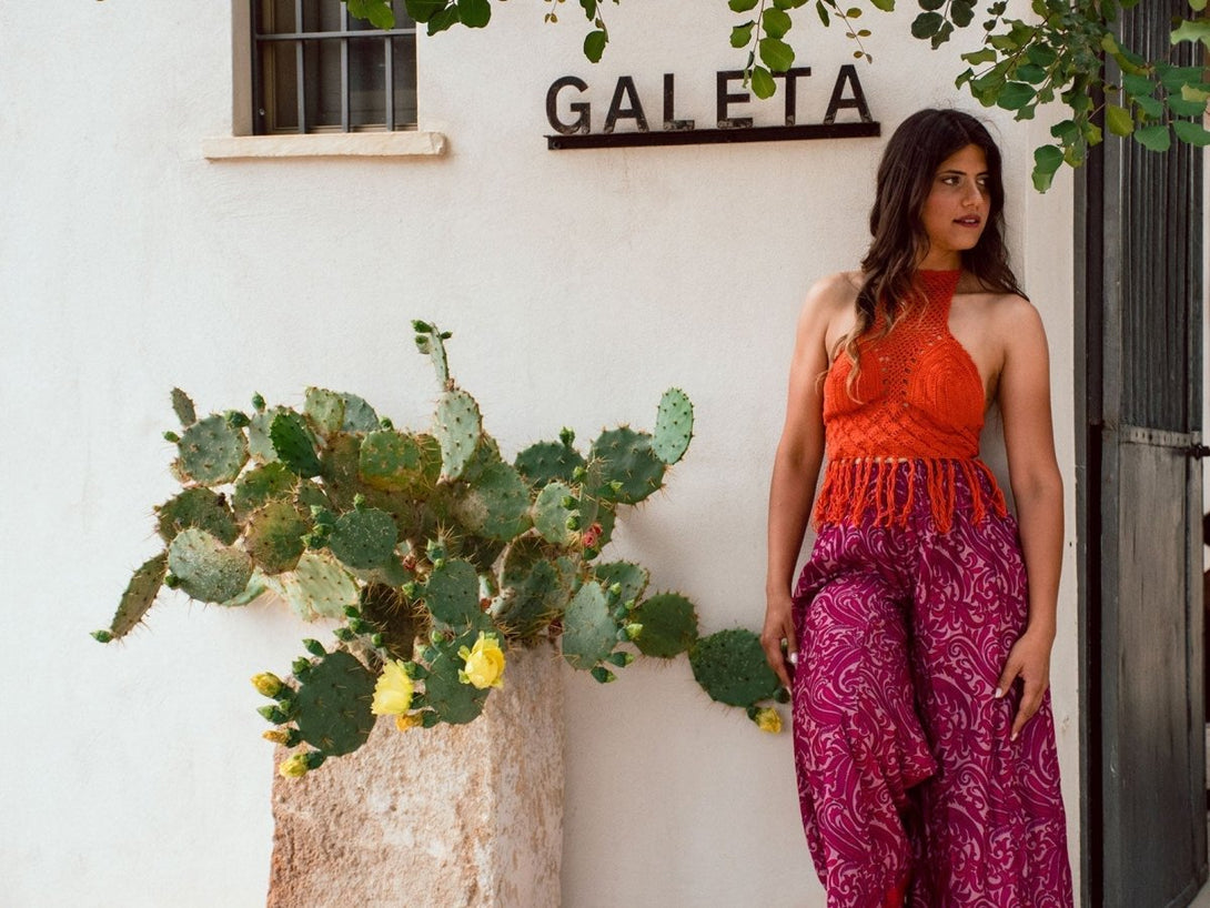 Top Crochet Klara - nero - Bijondo