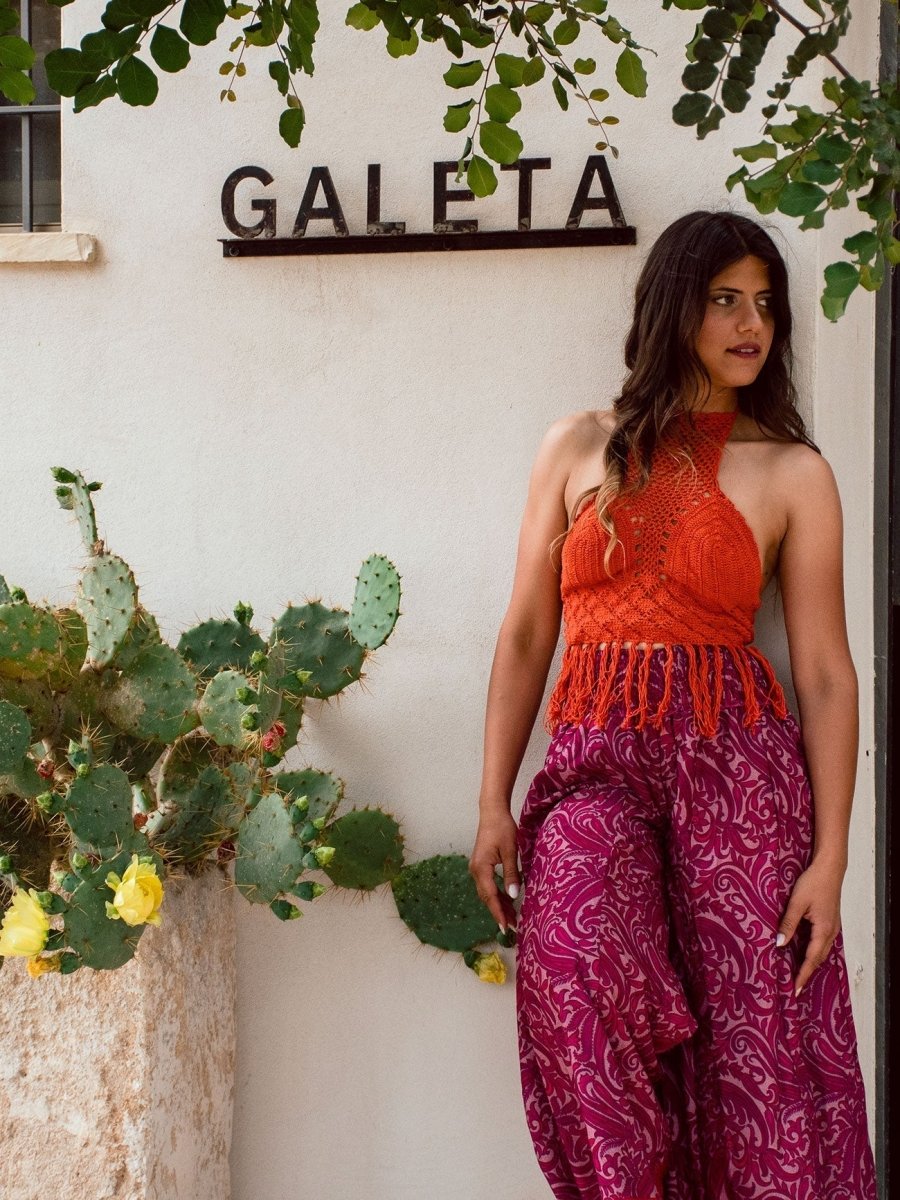 Top Crochet Klara - nero - Bijondo