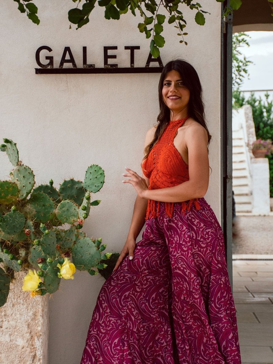 Top Crochet Klara - nero - Bijondo