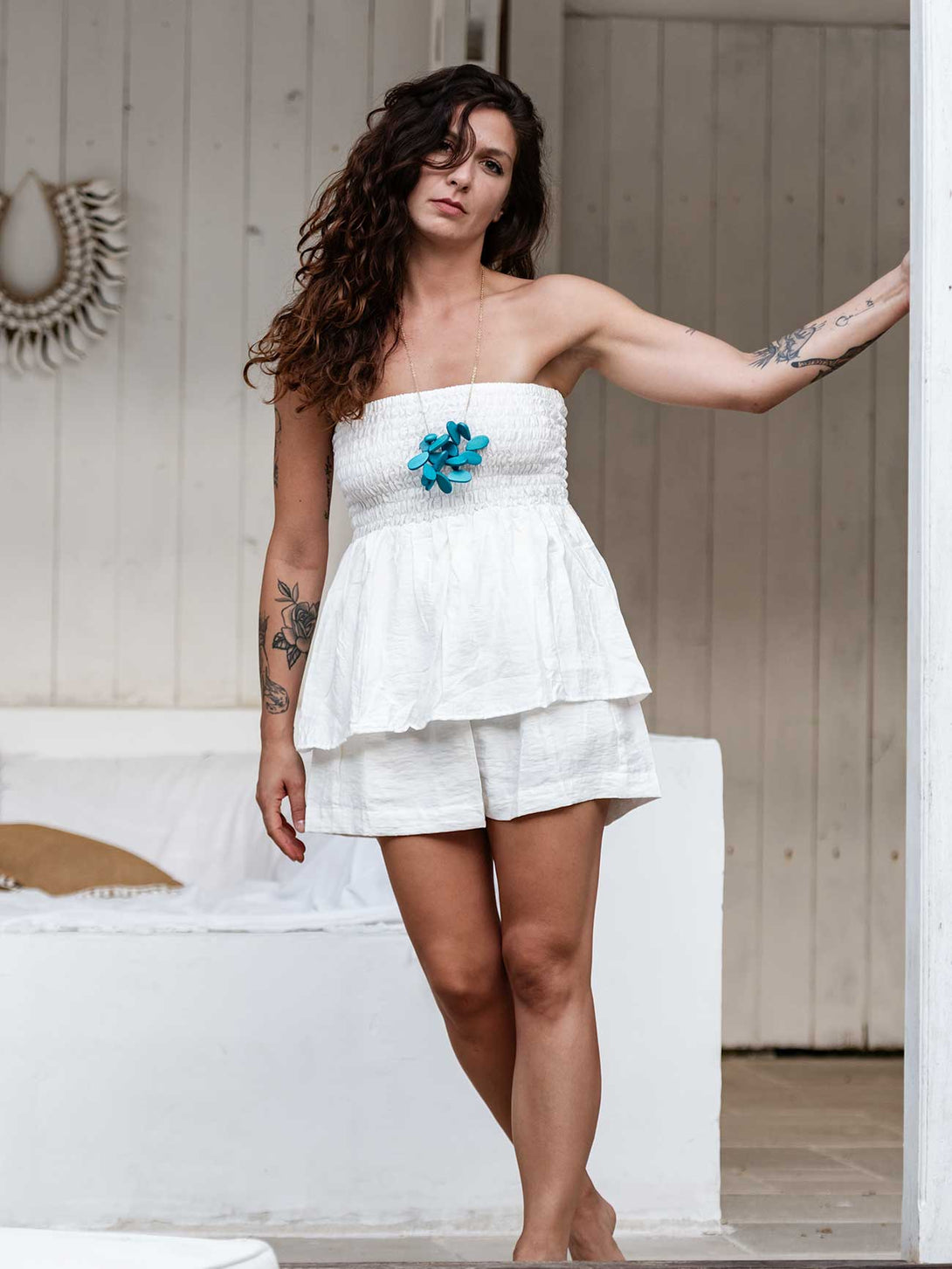 Top "Lena" in Viscosa Lucida-top-Bijondo-Bijondo