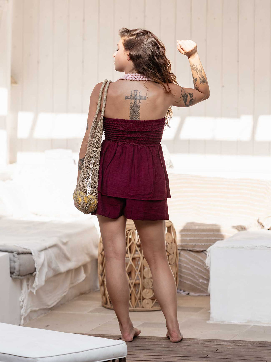 Top "Lena" in Viscosa Lucida-top-Bijondo-Bijondo