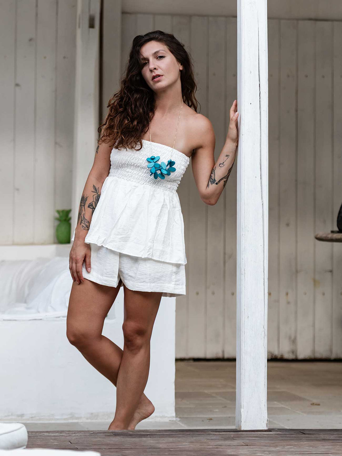 Top "Lena" in Viscosa Lucida-top-Bijondo-Bijondo