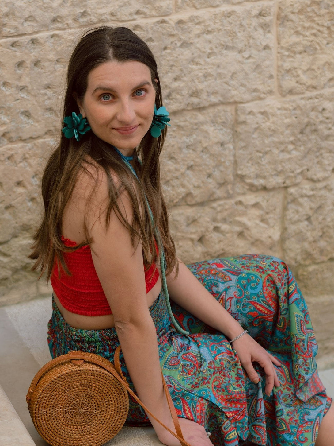 Top a fascia basic Nanni - verde - Bijondo