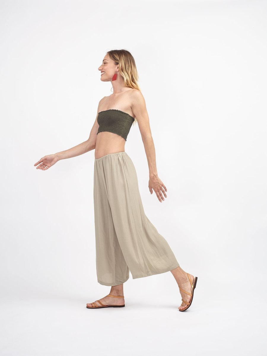 Top a fascia basic Nanni - verde - Bijondo