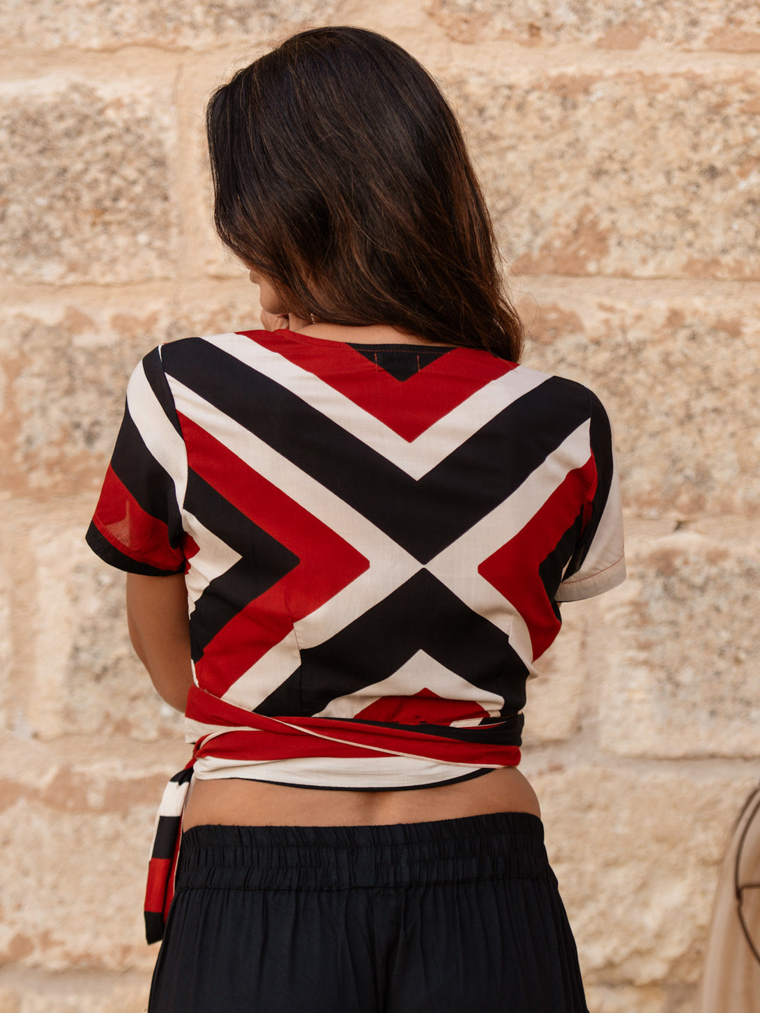 Top corto wrap viscosa Paula-top-WhyY-Bijondo