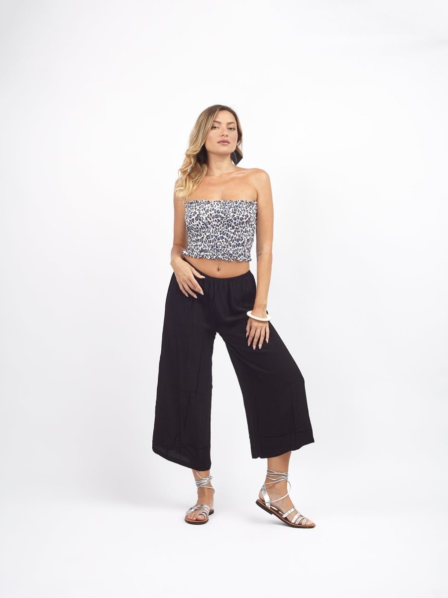 Top crop fascia elastica Michelle - maculato - Bijondo