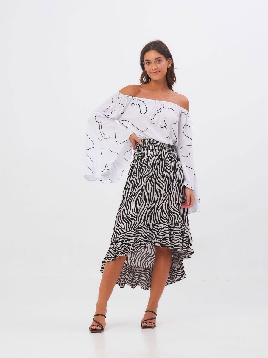 Top Iris - bianco - Bijondo