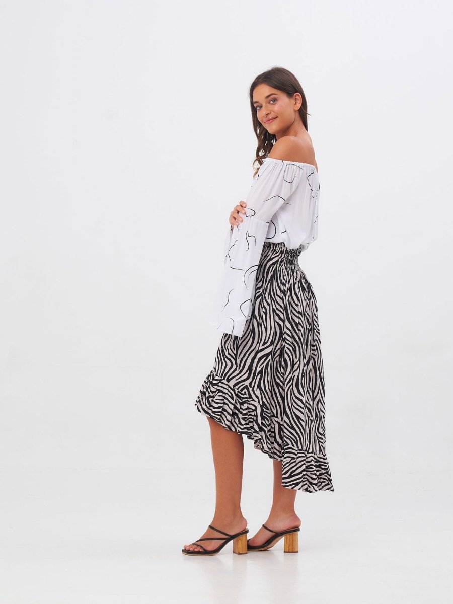 Top Iris - bianco - Bijondo