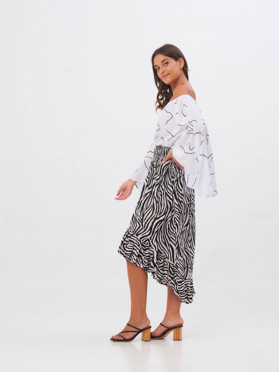 Top Iris - bianco - Bijondo