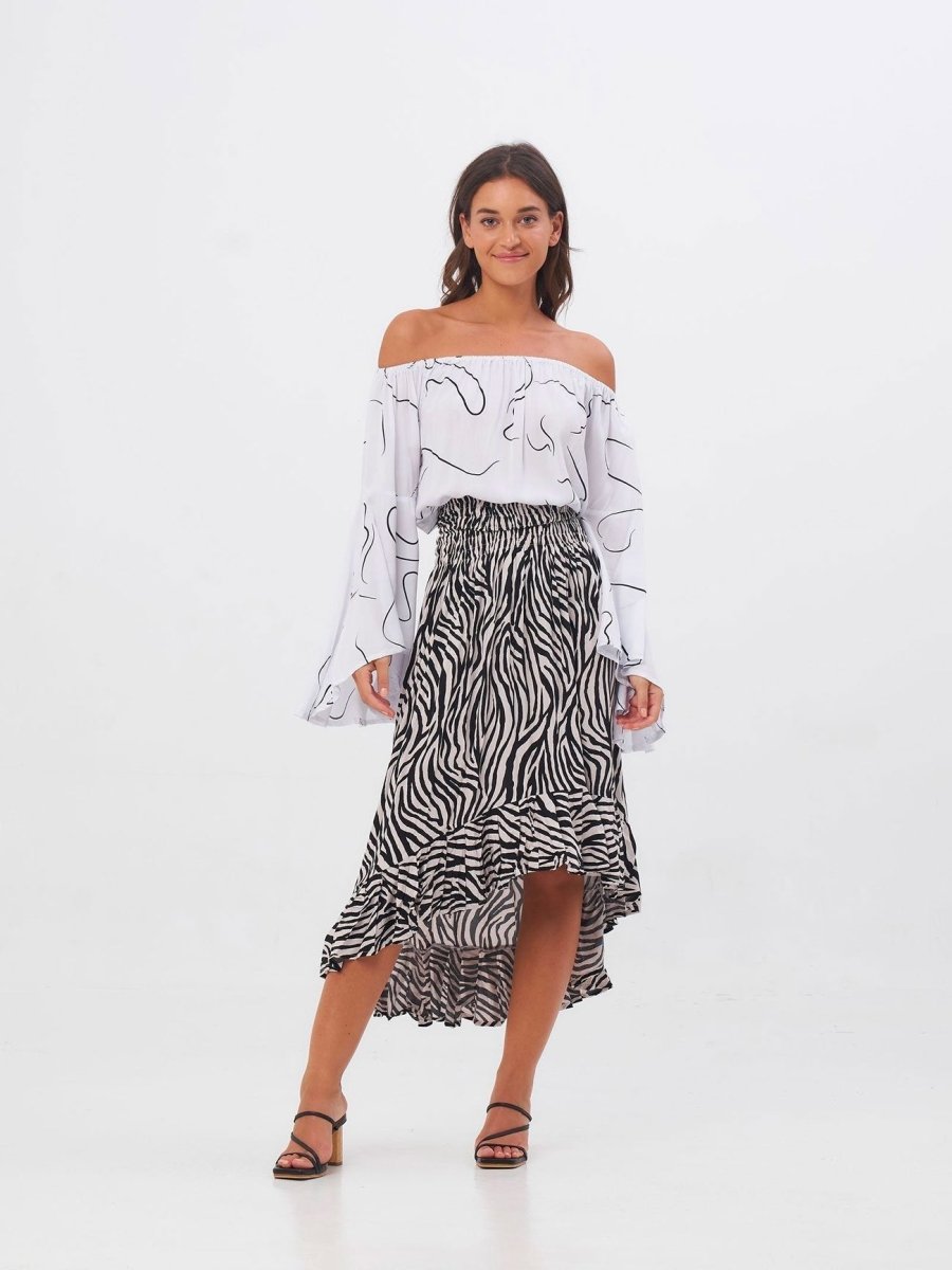 Top Iris - bianco - Bijondo