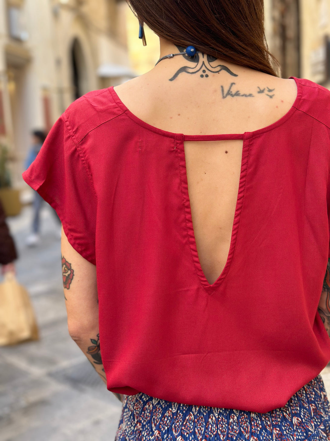 Top rayon Madison-Maglia-WhyY-bordeaux-S-M-Bijondo