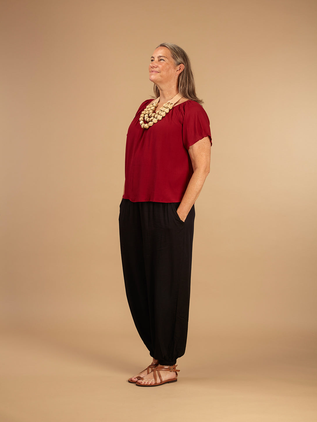 Top rayon off-shoulder Lulu-Top-Bijondo-Bijondo