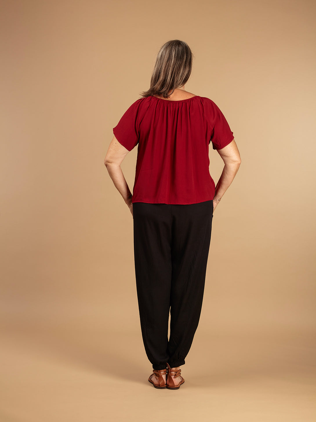 Top rayon off-shoulder Lulu-Top-Bijondo-Bijondo