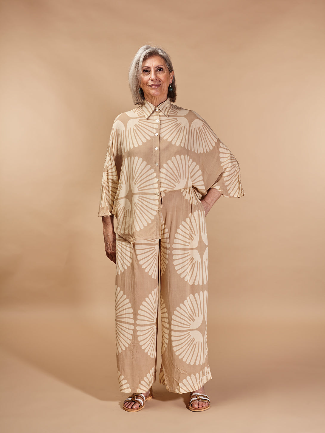 Top viscosa, manica pipistrello Bella-maglia-Bijondo-Beige-S-M-Bijondo