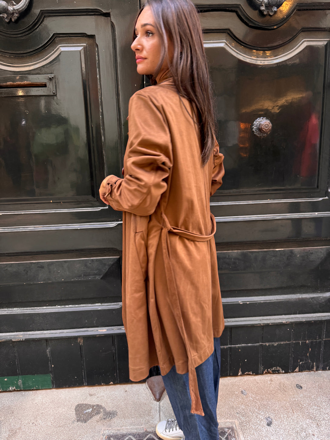 Trench suede dainetto Lilo-Cappotto-Bijondo-Bijondo