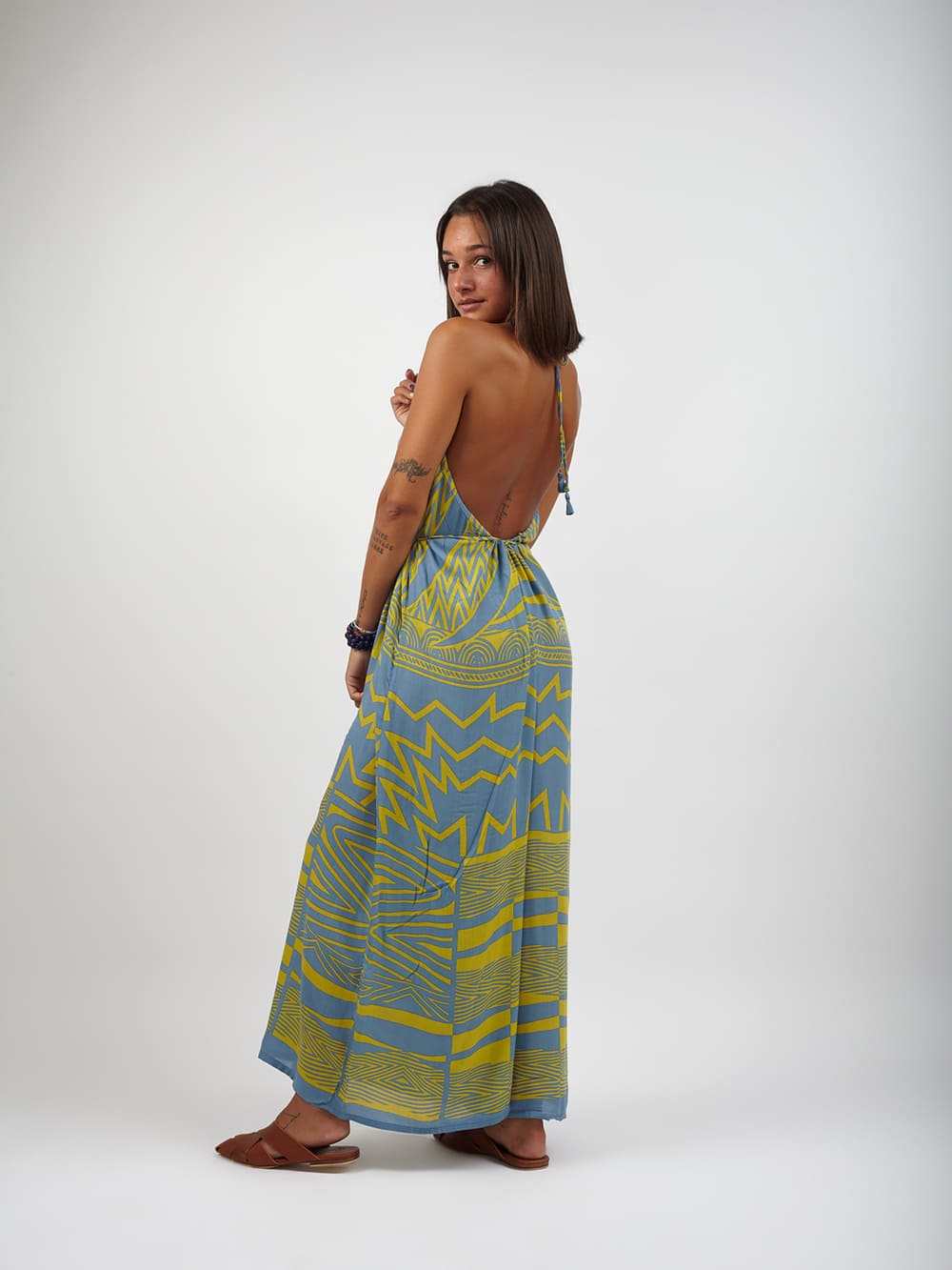 Tuta Dani rayon leggero - giallo - Bijondo