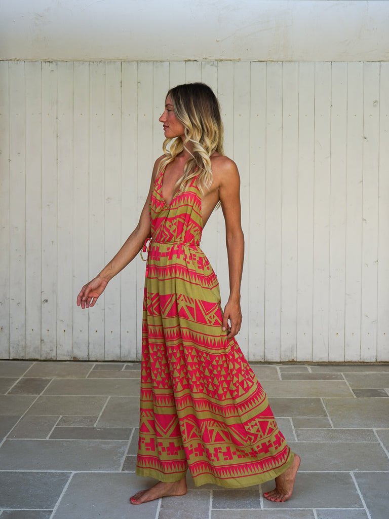 Tuta Dani rayon leggero - fucsia - Bijondo