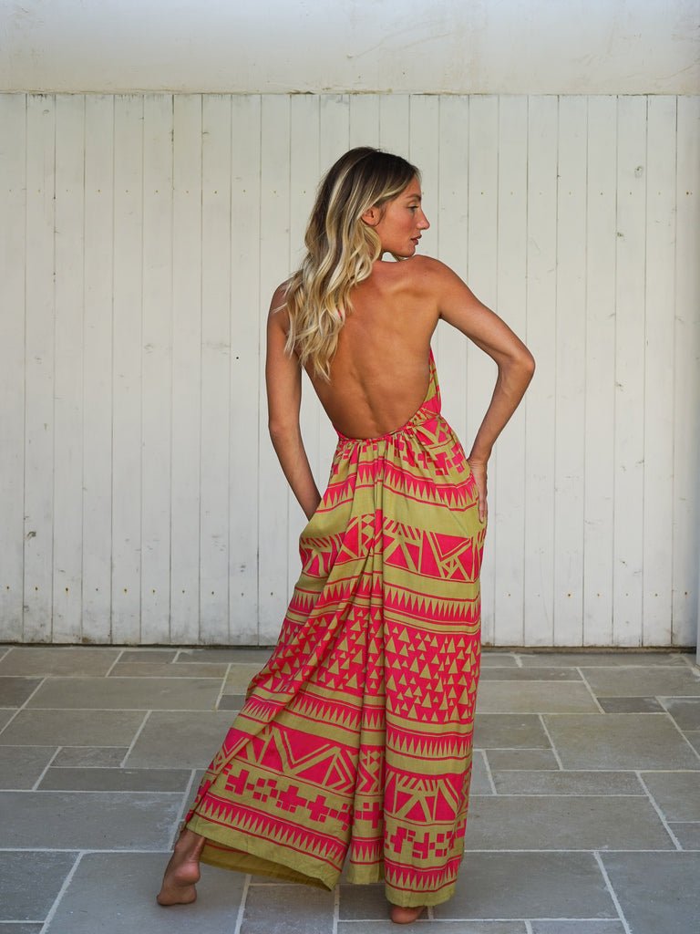 Tuta Dani rayon leggero - fucsia - Bijondo