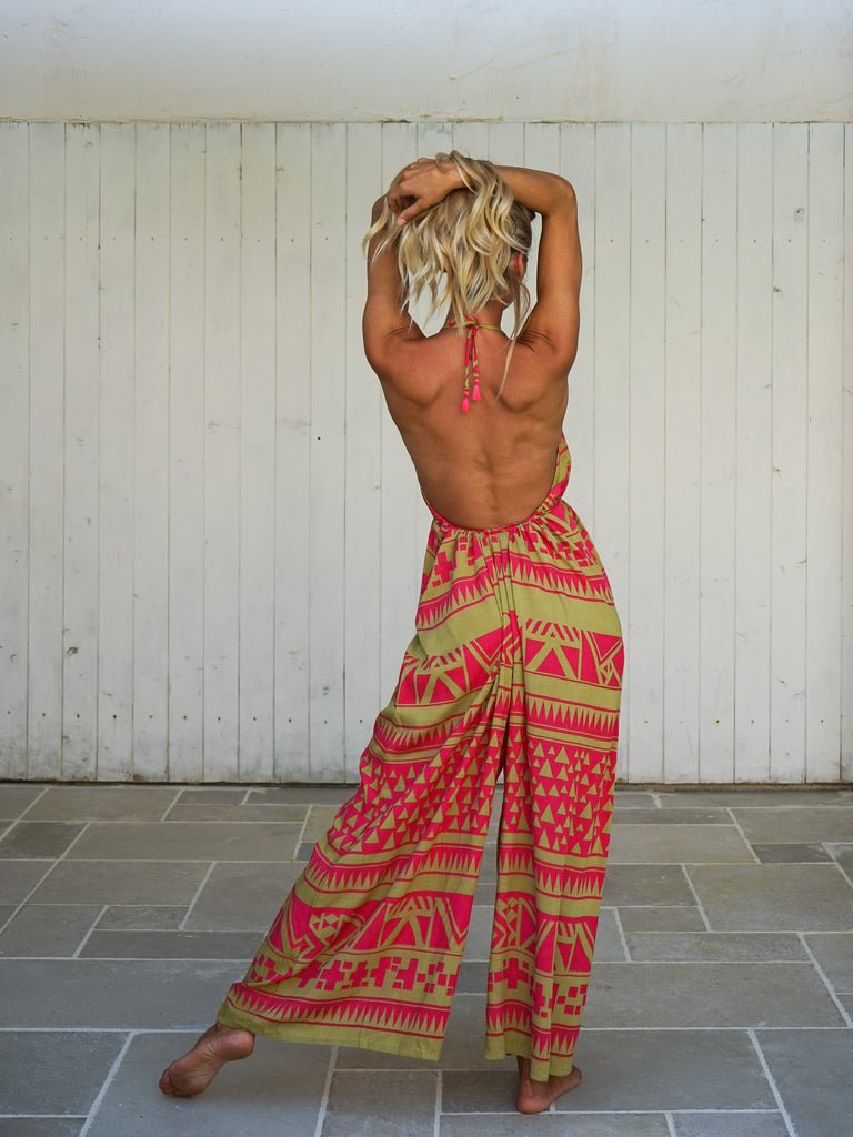 Tuta Dani rayon leggero - fucsia - Bijondo