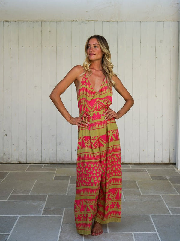 Tuta Dani rayon leggero - fucsia - Bijondo