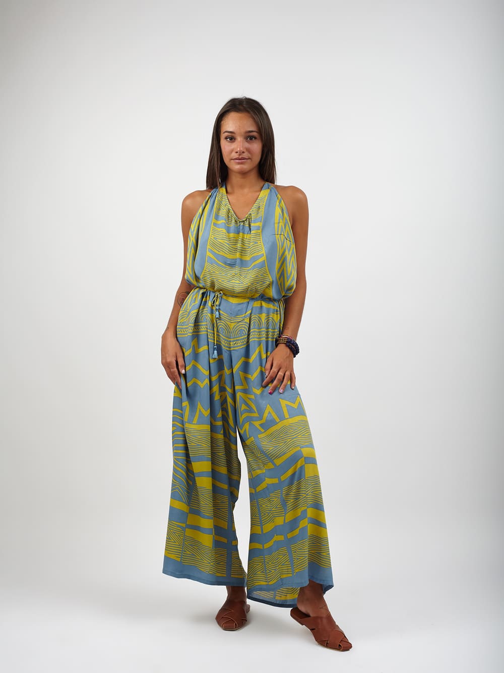 Tuta Dani rayon leggero - giallo - Bijondo