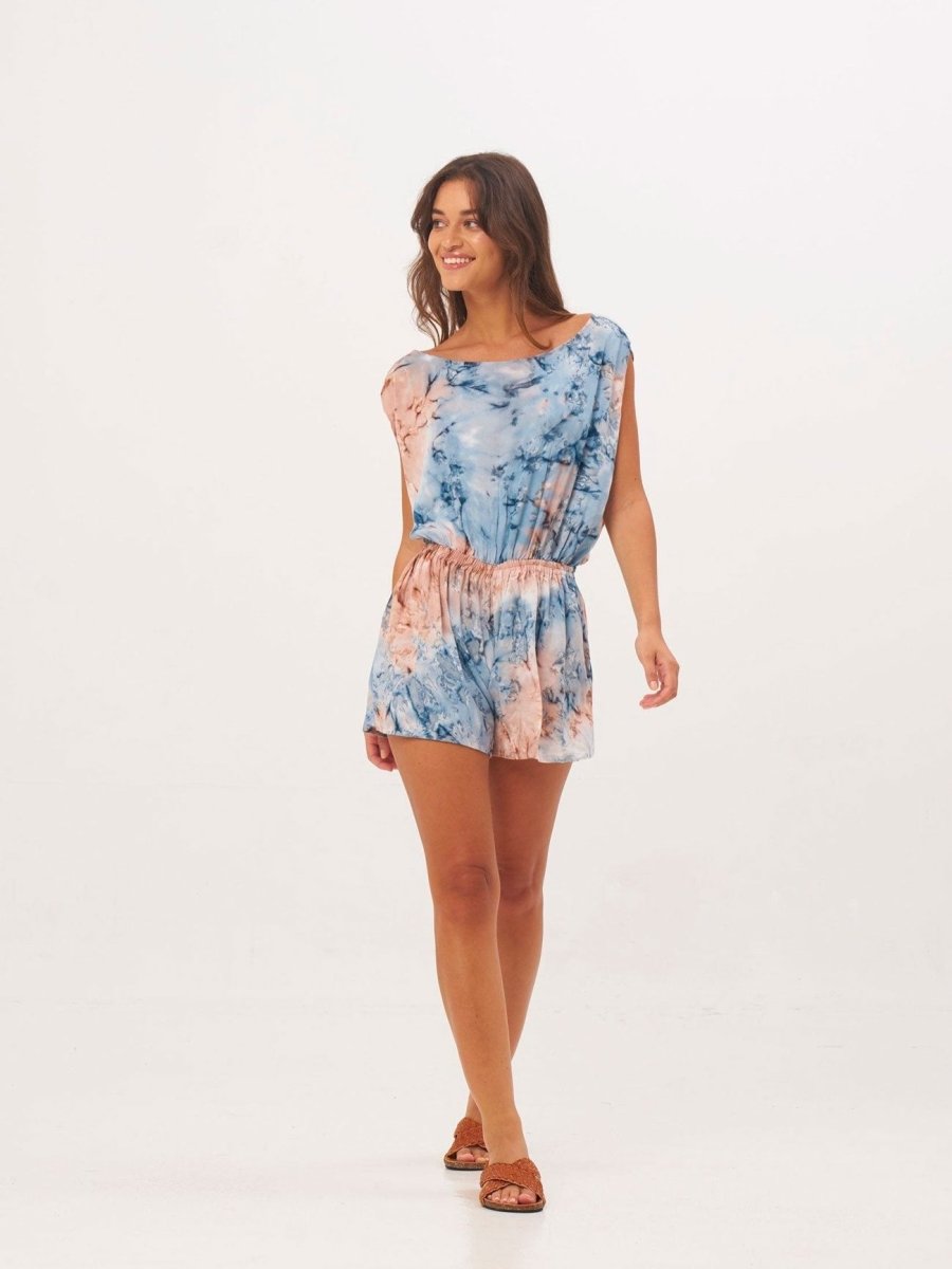 Tuta Delphine Tie Dye - rosa - Bijondo