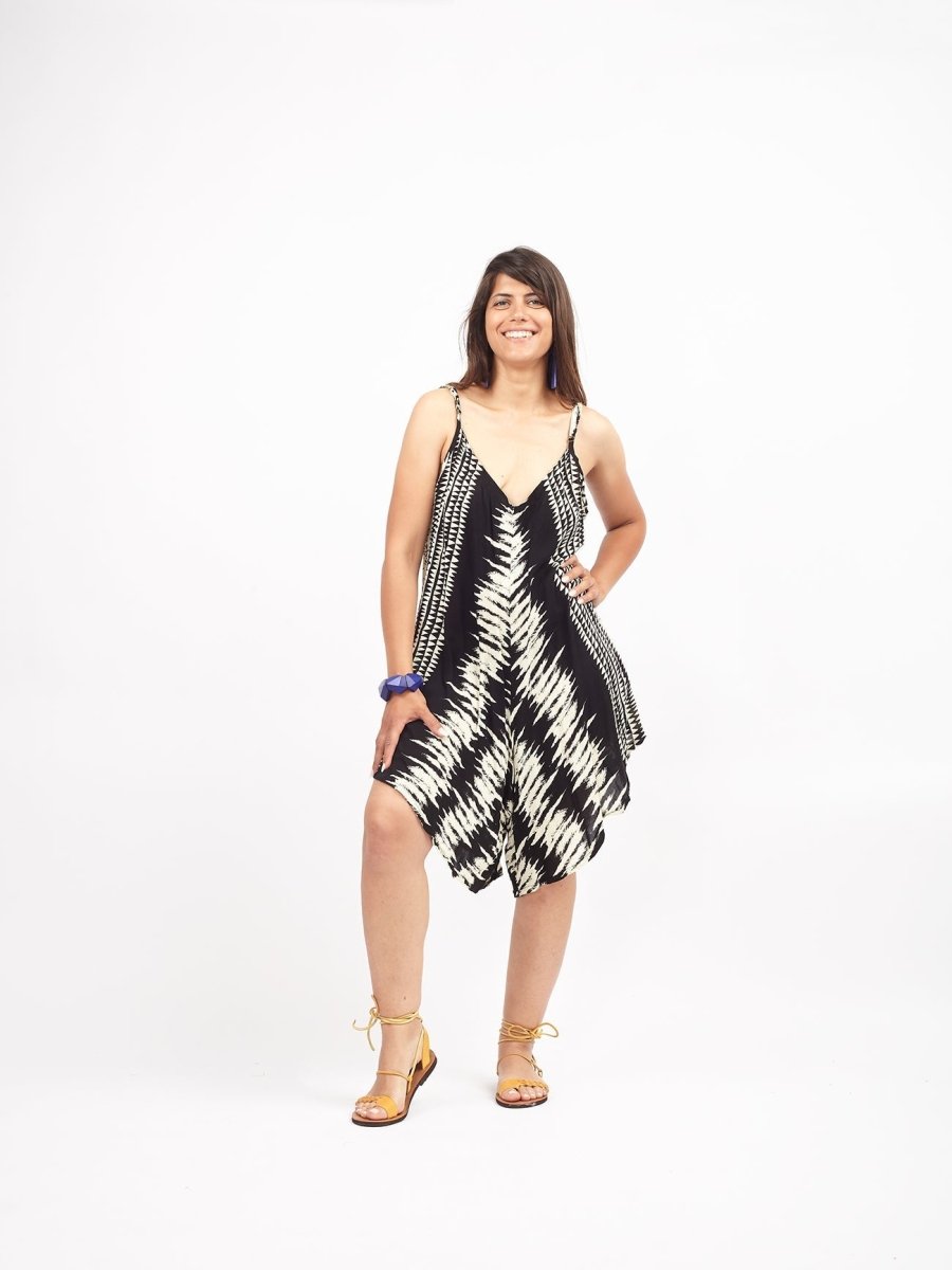 Tuta Kipas - nero boho - Bijondo