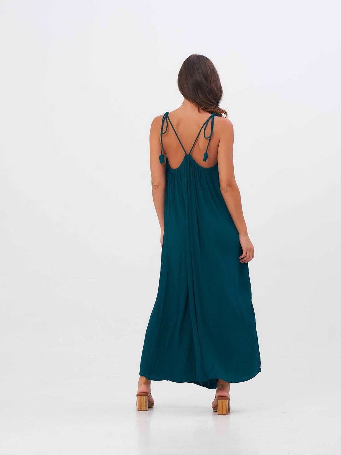 Tuta Lilith Open Back - petrolio - Bijondo