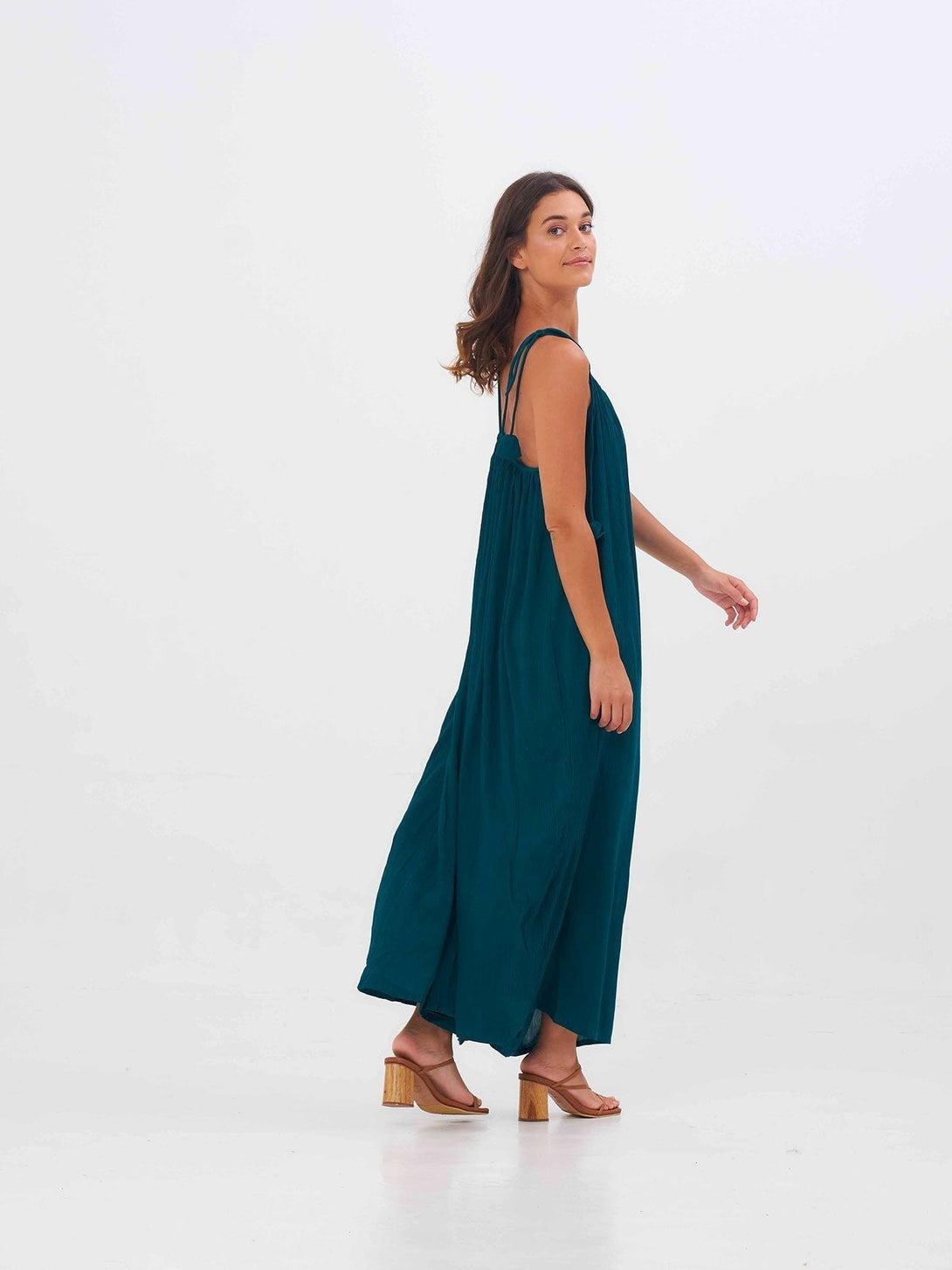 Tuta Lilith Open Back - petrolio - Bijondo