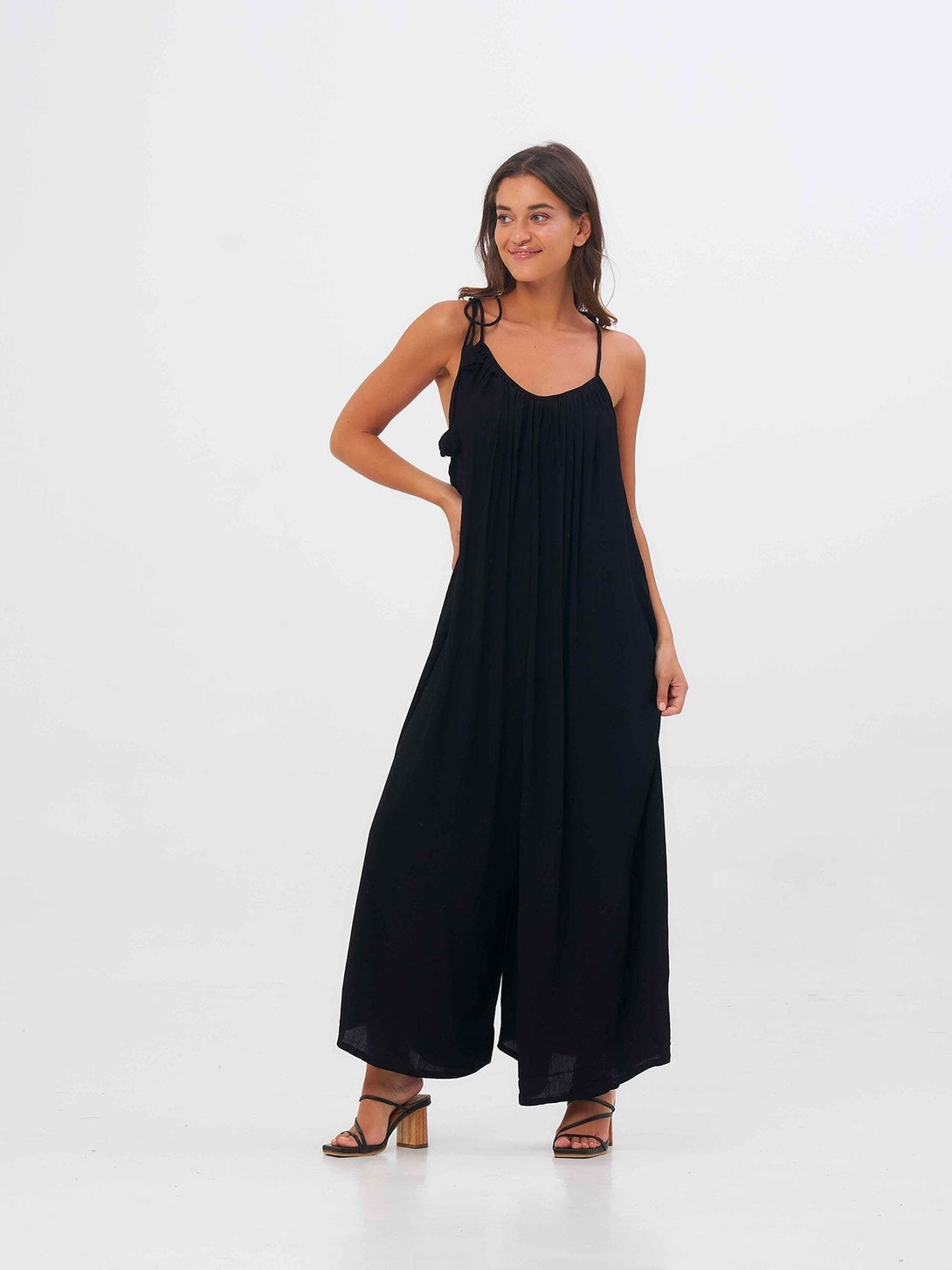 Tuta Lilith Open Back - petrolio - Bijondo