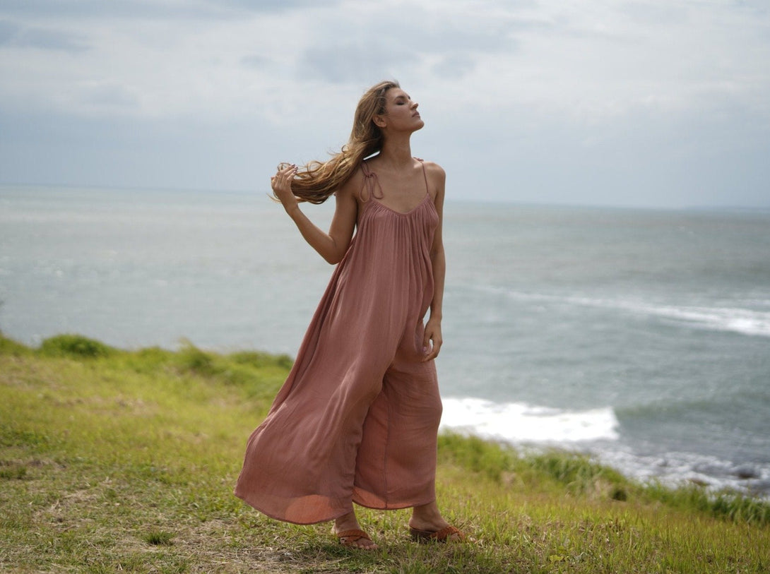 Tuta Lilith Open Back - petrolio - Bijondo