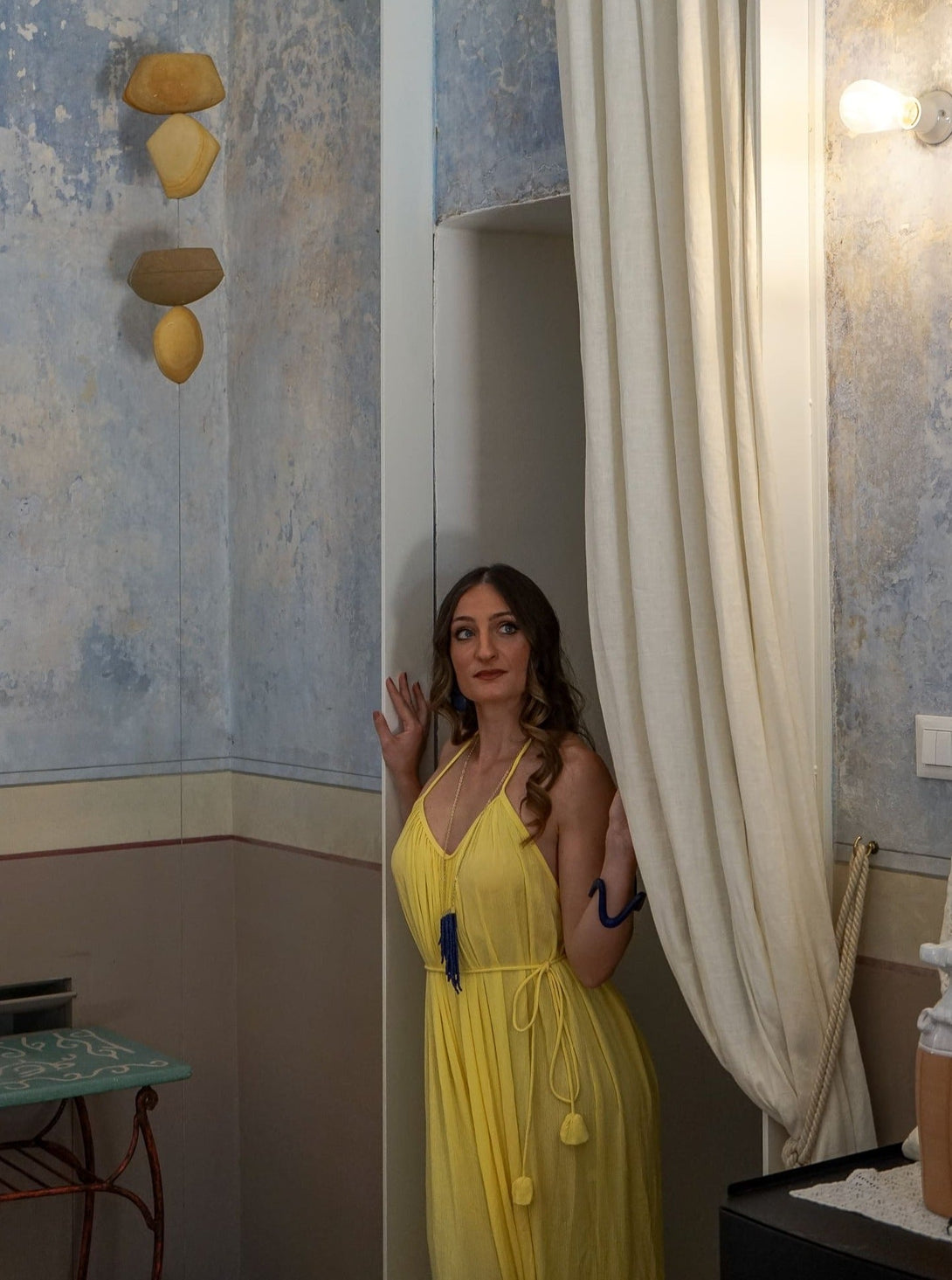 Tuta Lilith Open Back - petrolio - Bijondo