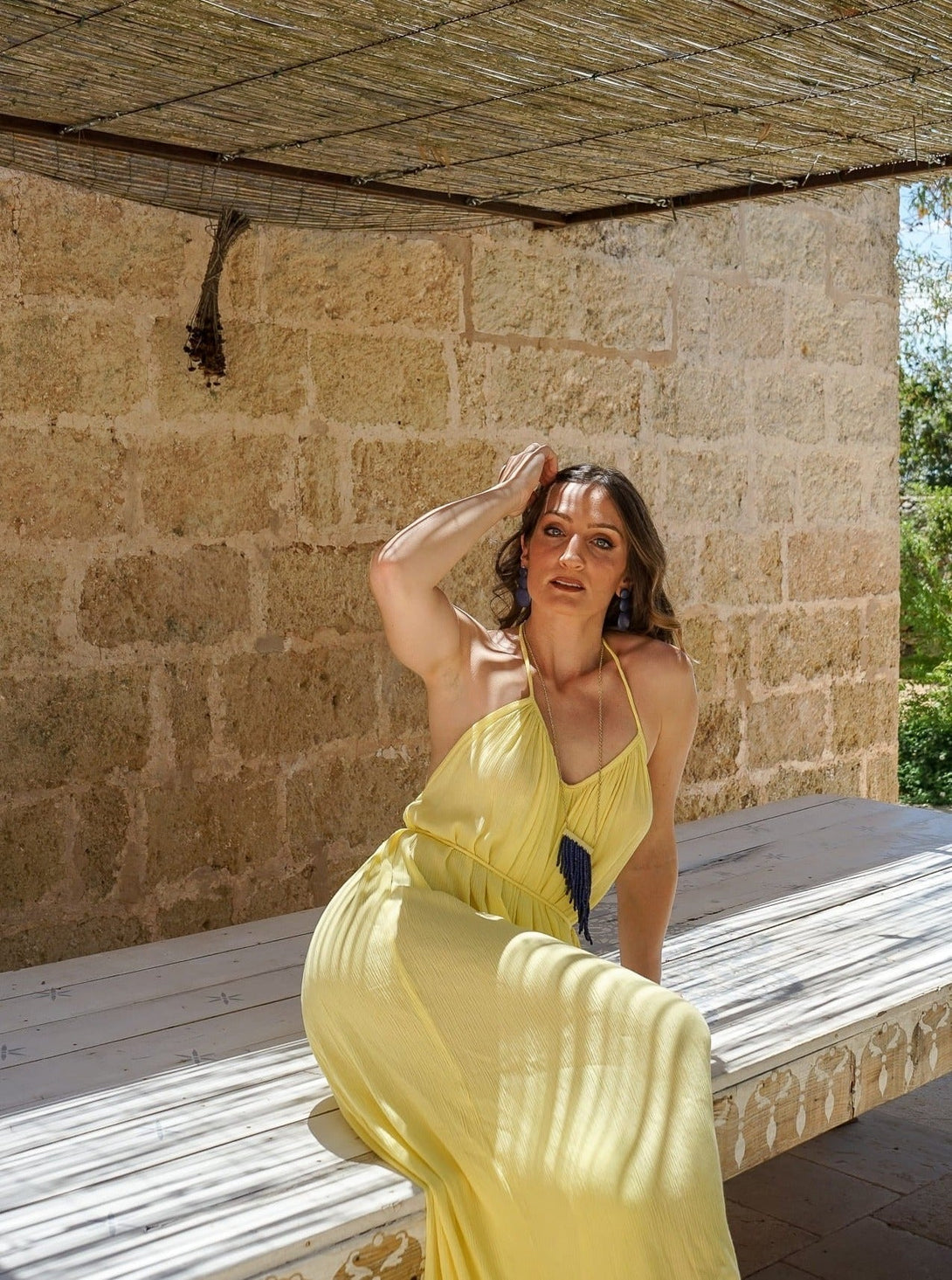 Tuta Lilith Open Back - petrolio - Bijondo