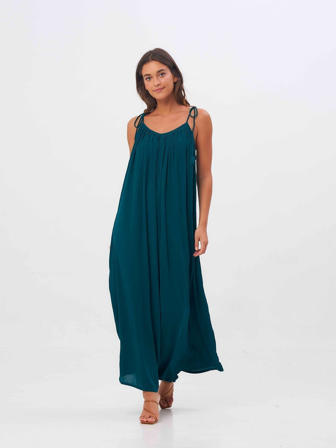 Tuta Lilith Open Back - petrolio - Bijondo