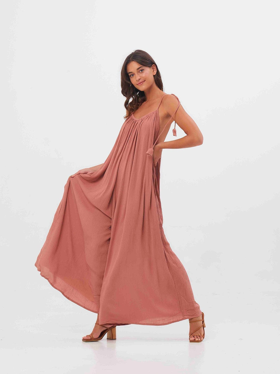 Tuta Lilith Open Back - rosa - Bijondo