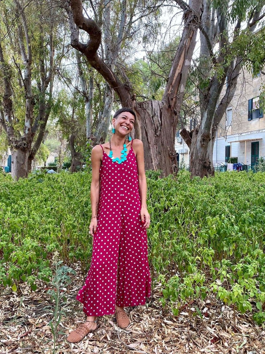 Tuta Pois - rosso - Bijondo