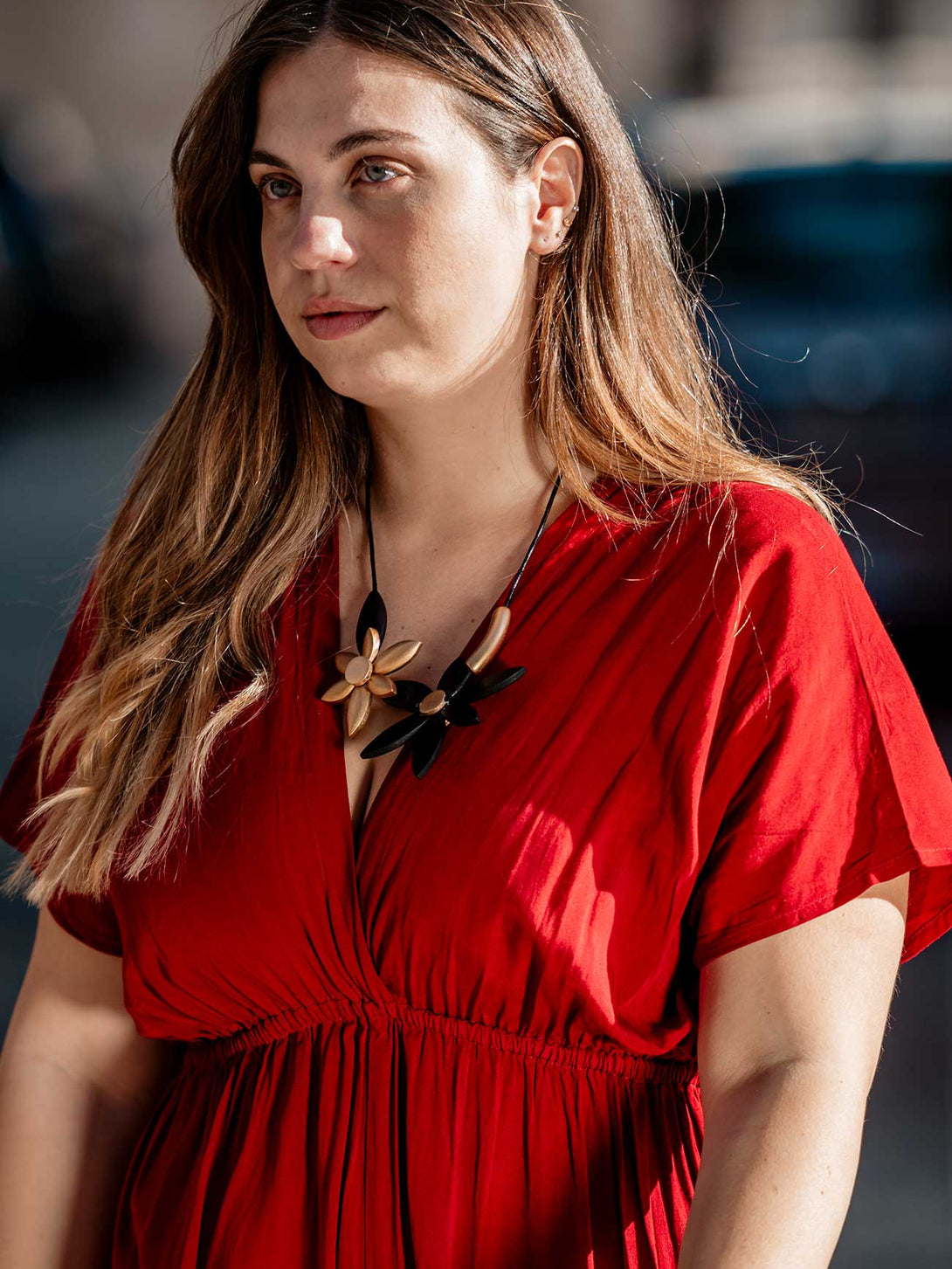 Tuta lunga rayon stampa sfumata Lula-Vestito-Bijondo-Bijondo